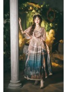 Faeries Daffodil Starry Night Chronicles Black Inner JSK and Print Outerlayer Set(Reservation/Full Payment Without Shipping)